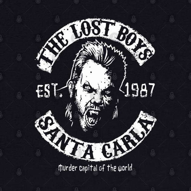 The Lost Boys - Santa Carla Est. 1987 - vintage logo by BodinStreet